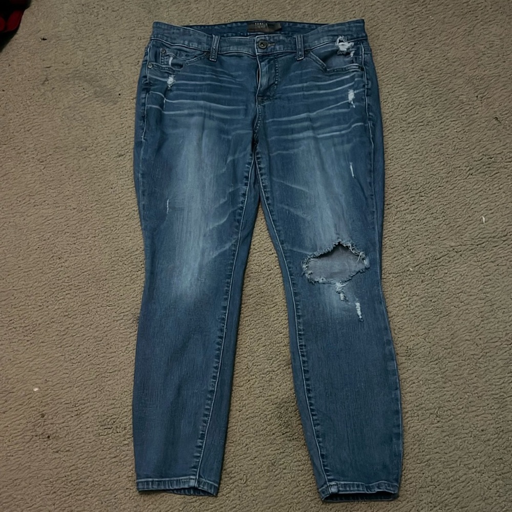 Torrid mid-rise skinny jeans